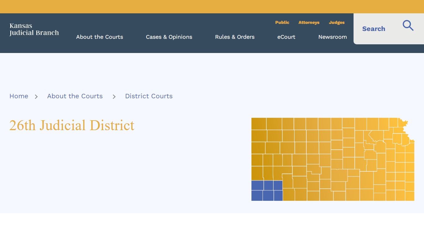 KS Courts - 26th Judicial District